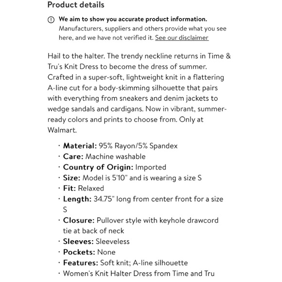 TIME AND TRU WOMEN’S ZEBRA PRINT BLACK AND CREAM HALTER KNIT DRESS SIZE XS - Picture 10 of 10